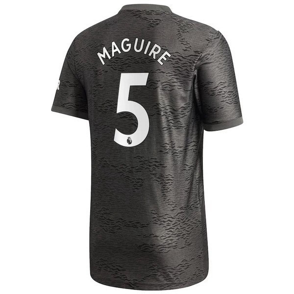Camiseta Manchester United NO.5 Maguire 2ª 2020-2021 Negro